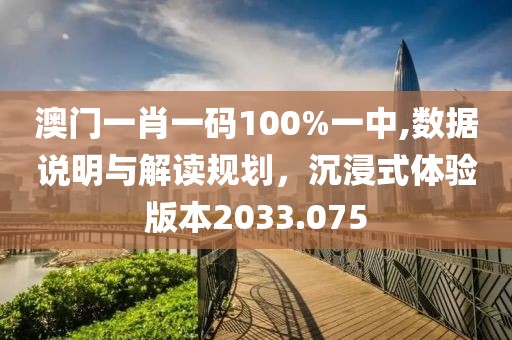 澳门一肖一码100%一中,数据说明与解读规划，沉浸式体验版本2033.075
