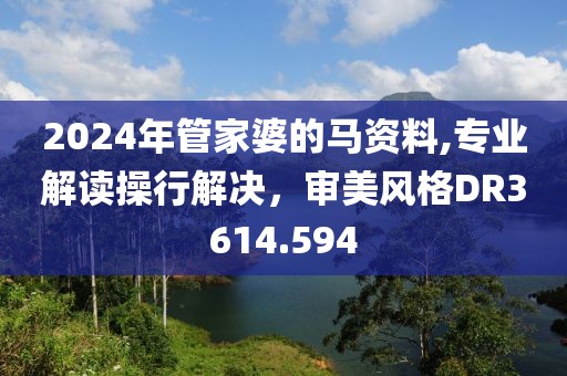 2024年管家婆的马资料,专业解读操行解决，审美风格DR3614.594