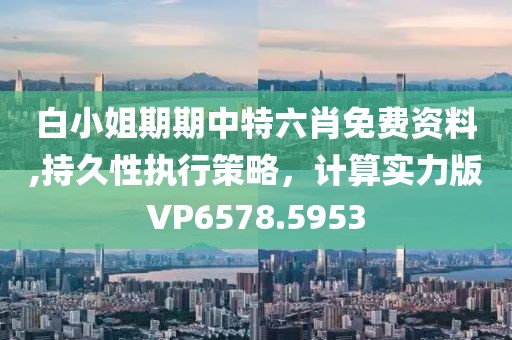 白小姐期期中特六肖免费资料,持久性执行策略，计算实力版VP6578.5953