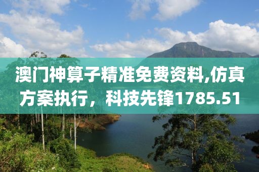 澳门神算子精准免费资料,仿真方案执行，科技先锋1785.51