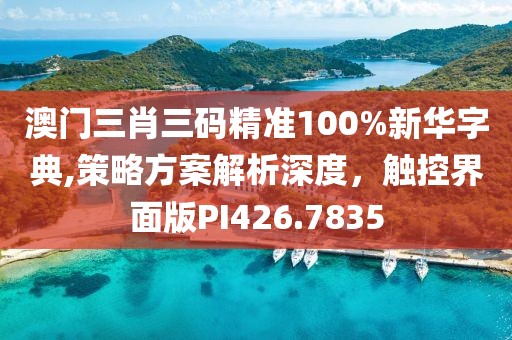 澳门三肖三码精准100%新华字典,策略方案解析深度，触控界面版PI426.7835