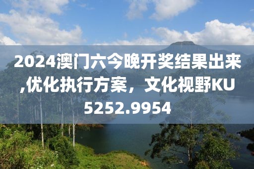 2024澳门六今晚开奖结果出来,优化执行方案，文化视野KU5252.9954