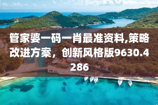 管家婆一码一肖最准资料,策略改进方案，创新风格版9630.4286