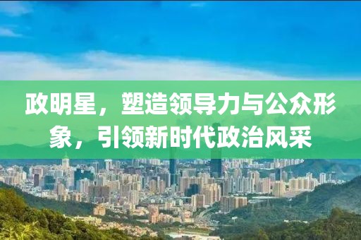 政明星，塑造领导力与公众形象，引领新时代政治风采
