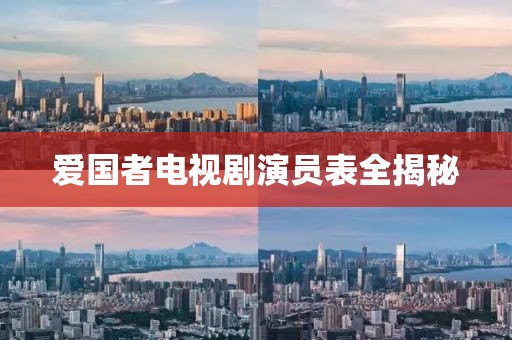 爱国者电视剧演员表全揭秘