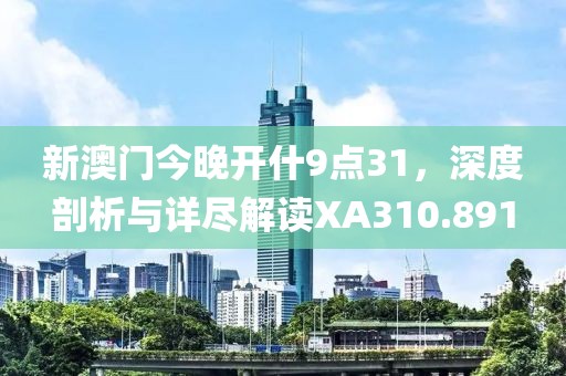 新澳门今晚开什9点31，深度剖析与详尽解读XA310.891