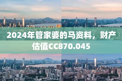 2024年管家婆的马资料，财产估值CC870.045
