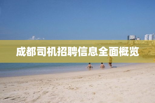 成都司机招聘信息全面概览
