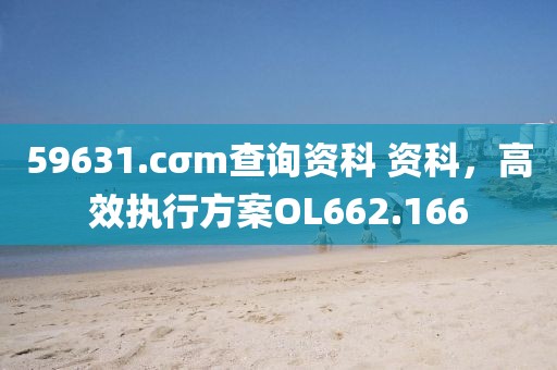 59631.cσm查询资科 资科，高效执行方案OL662.166