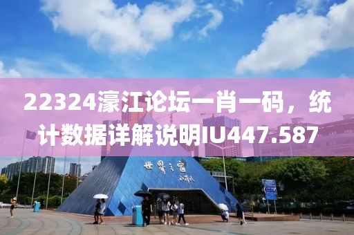 22324濠江论坛一肖一码，统计数据详解说明IU447.587