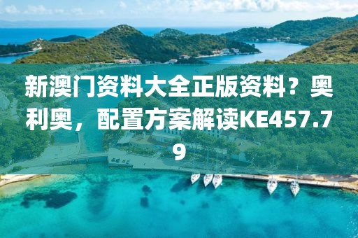 新澳门资料大全正版资料？奥利奥，配置方案解读KE457.79