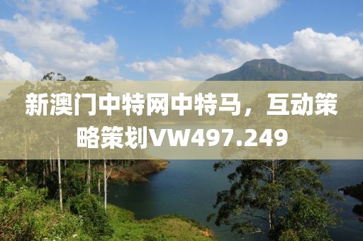 新澳门中特网中特马，互动策略策划VW497.249