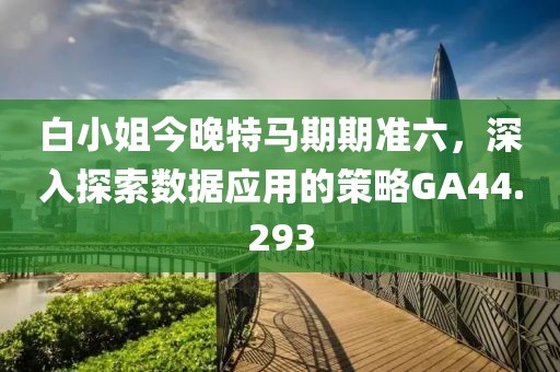 白小姐今晚特马期期准六，深入探索数据应用的策略GA44.293