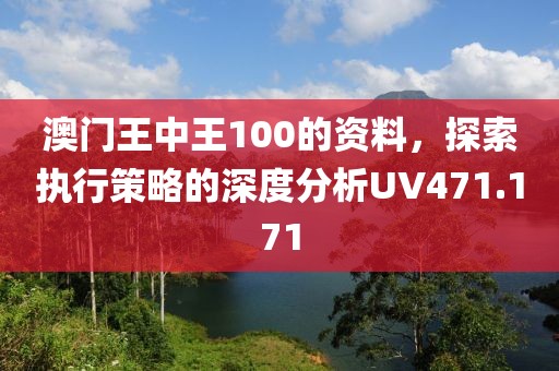 澳门王中王100的资料，探索执行策略的深度分析UV471.171