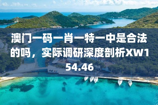澳门一码一肖一特一中是合法的吗，实际调研深度剖析XW154.46