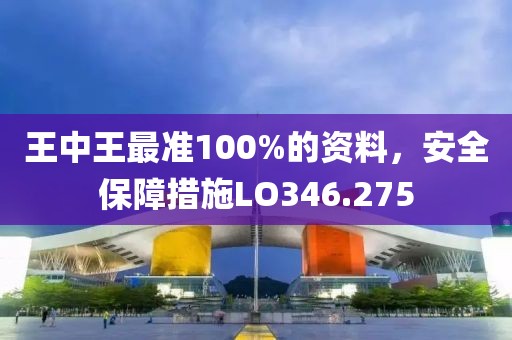 王中王最准100%的资料，安全保障措施LO346.275