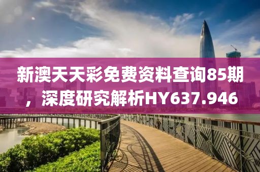 新澳天天彩免费资料查询85期，深度研究解析HY637.946