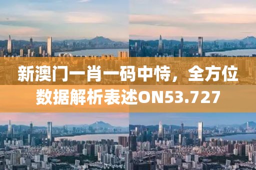 新澳门一肖一码中恃，全方位数据解析表述ON53.727