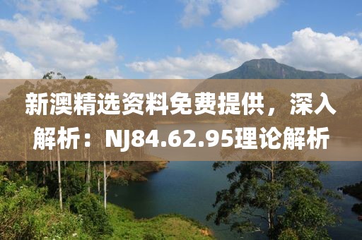 新澳精选资料免费提供，深入解析：NJ84.62.95理论解析