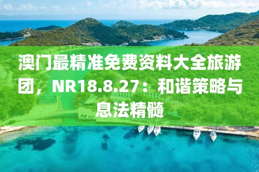 澳门最精准免费资料大全旅游团，NR18.8.27：和谐策略与息法精髓