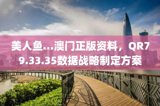 美人鱼…澳门正版资料，QR79.33.35数据战略制定方案