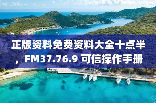 正版资料免费资料大全十点半，FM37.76.9 可信操作手册