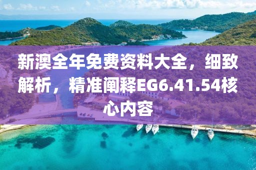 新澳全年免费资料大全，细致解析，精准阐释EG6.41.54核心内容