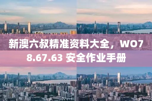 新澳六叔精准资料大全，WO78.67.63 安全作业手册