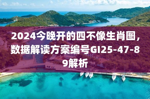 2024今晚开的四不像生肖图，数据解读方案编号GI25-47-89解析
