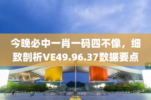 今晚必中一肖一码四不像，细致剖析VE49.96.37数据要点