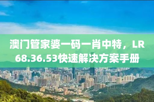 澳门管家婆一码一肖中特，LR68.36.53快速解决方案手册