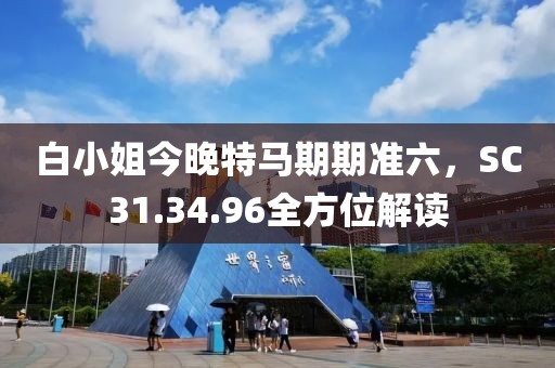 白小姐今晚特马期期准六，SC31.34.96全方位解读