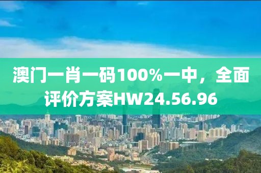 澳门一肖一码100%一中，全面评价方案HW24.56.96