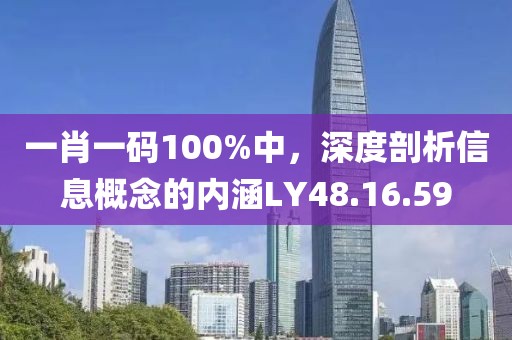一肖一码100%中，深度剖析信息概念的内涵LY48.16.59