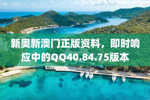 新奥新澳门正版资料，即时响应中的QQ40.84.75版本