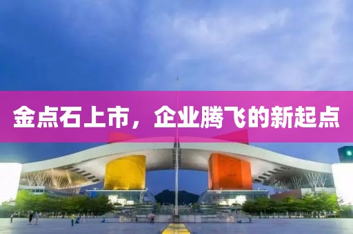金点石上市，企业腾飞的新起点
