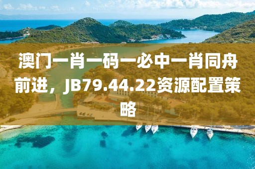 澳门一肖一码一必中一肖同舟前进，JB79.44.22资源配置策略