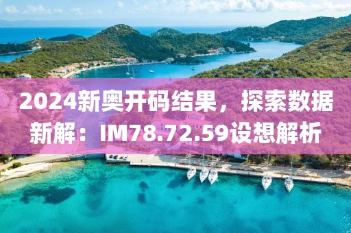 2024新奥开码结果，探索数据新解：IM78.72.59设想解析