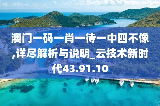 澳门一码一肖一待一中四不像,详尽解析与说明_云技术新时代43.91.10