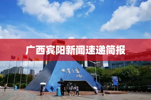 广西宾阳新闻速递简报