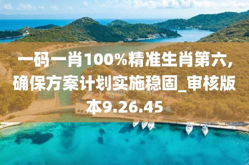 一码一肖100%精准生肖第六,确保方案计划实施稳固_审核版本9.26.45