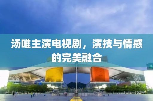 汤唯主演电视剧，演技与情感的完美融合