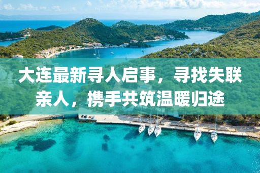 大连最新寻人启事，寻找失联亲人，携手共筑温暖归途