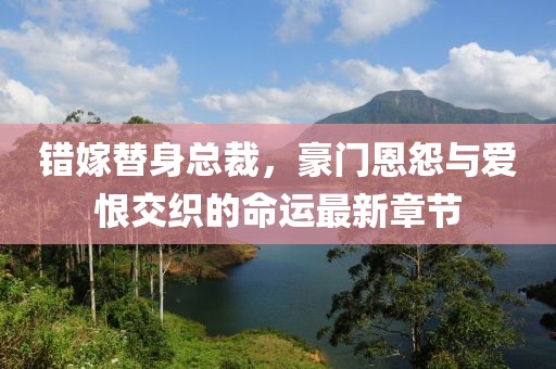 错嫁替身总裁，豪门恩怨与爱恨交织的命运最新章节